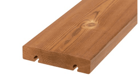 Thermory decking sample