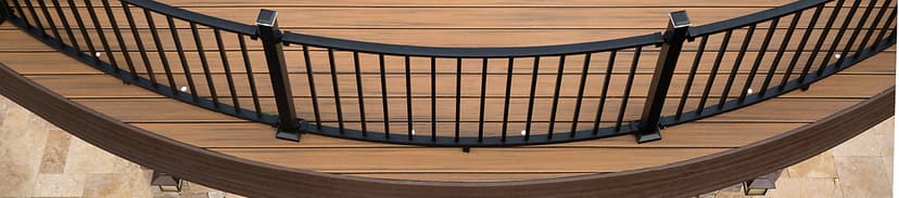 trex transcend curved composite railing
