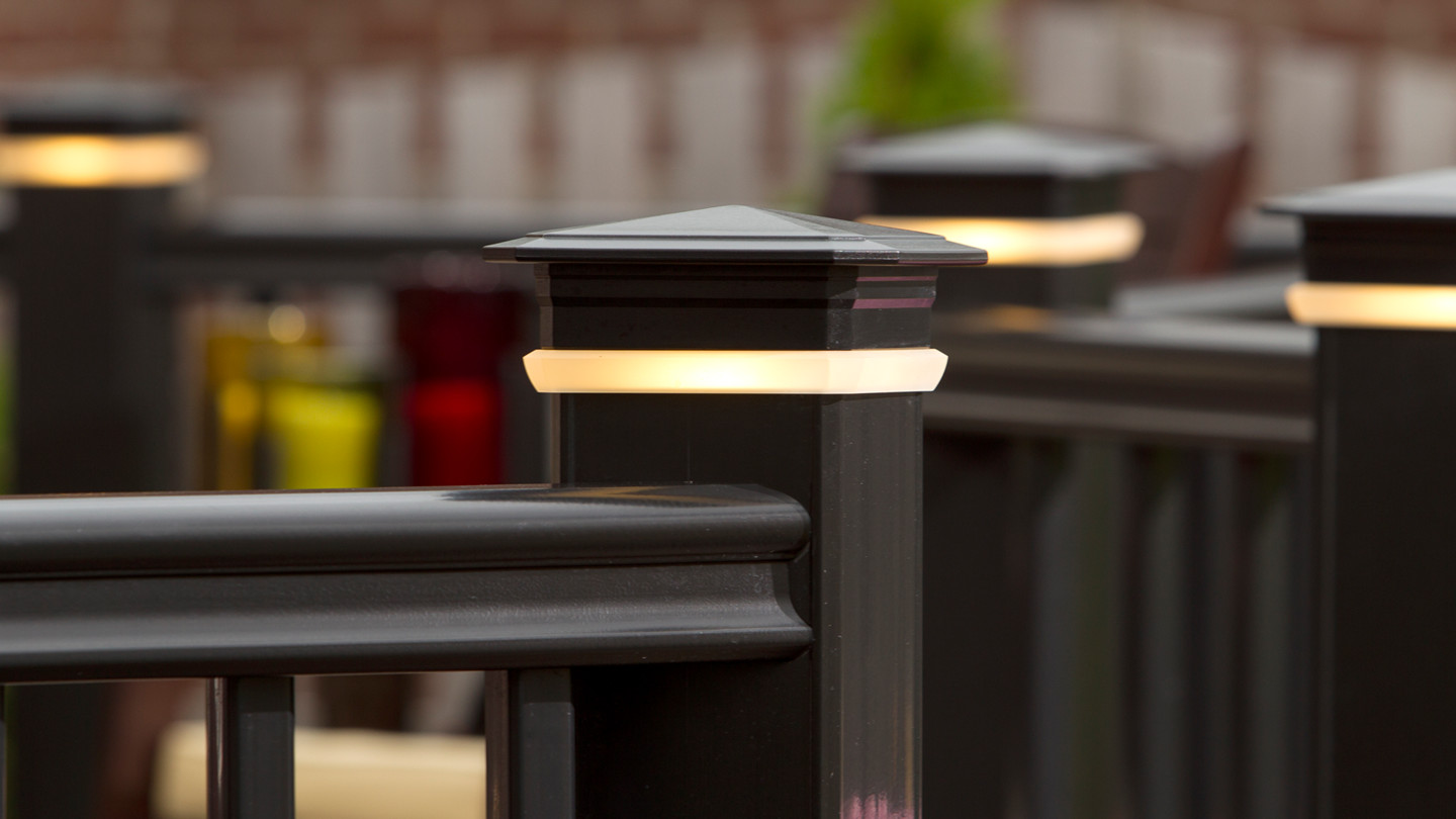 Timbertech cap lights