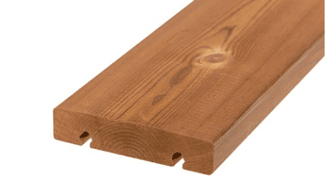 Thermory decking sample