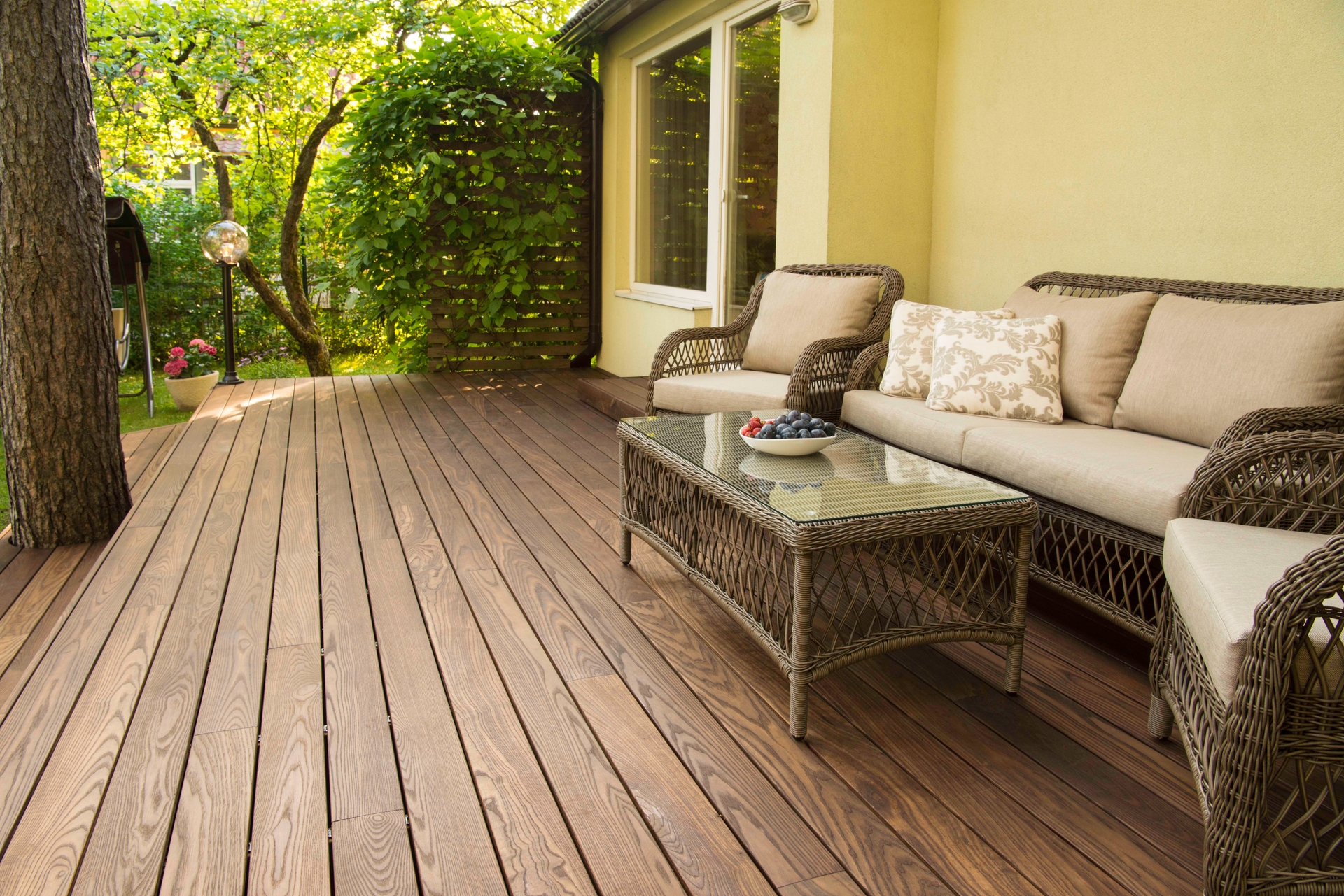 Thermory Ash Hardwood Decking - The Decking Superstore