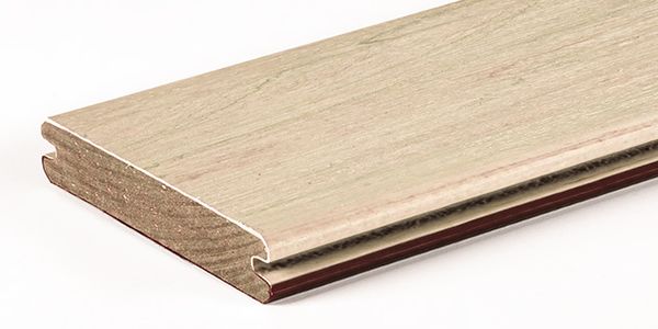 Timbertech legacy whitewash cedar composite decking