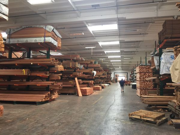 The Decking Superstore warehouse